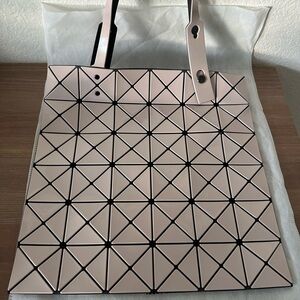 BAO BAO Issey Miyake Pink Geometric Tote